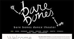 Desktop Screenshot of barebonesdancetheater.org